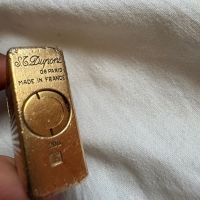 Запалка дюпон S.T. DUPONT , златна запалка DUPONT 20m, снимка 6 - Антикварни и старинни предмети - 45484185