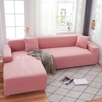Еластичен калъф за диван "Комфорт", розово, снимка 3 - Други - 44978019