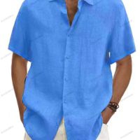 Мъжка ежедневна риза с къс ръкав, 9цвята , снимка 10 - Ризи - 45881572