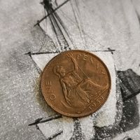 Монета - Великобритания - 1 пени | 1939г., снимка 1 - Нумизматика и бонистика - 45480877
