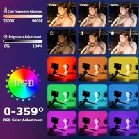 Ново RGB LED Видео Осветление с Мощна Батерия и 24 Ефекти, снимка 2 - Чанти, стативи, аксесоари - 45197962