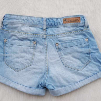 Къси дънкови панталони 8-9 години, снимка 6 - Детски къси панталони - 44988227