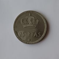 25 песети Испания 1975 Испанска монета , снимка 2 - Нумизматика и бонистика - 45102826