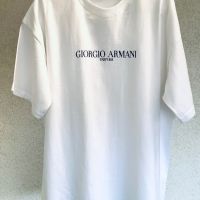 Бяла тениска GIORGIO ARMANI vintage, снимка 1 - Тениски - 45892461