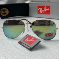 Ray-Ban RB3025 мъжки дамски слънчеви очила унисекс зелени огледални, снимка 3 - Слънчеви и диоптрични очила - 45430334