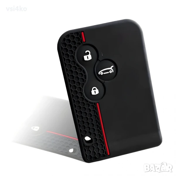 Силиконов калъф за ключ-карта Renault, снимка 1