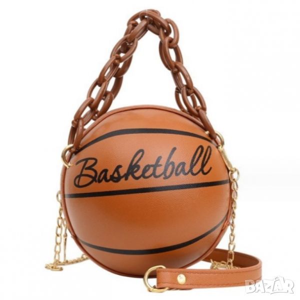 Малка чантичка Brown Basketball, снимка 1