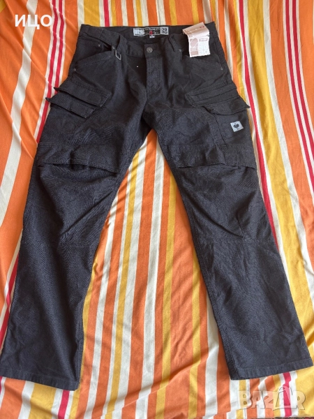 Нов работен дънков карго панталон Engelbert Strauss, снимка 1