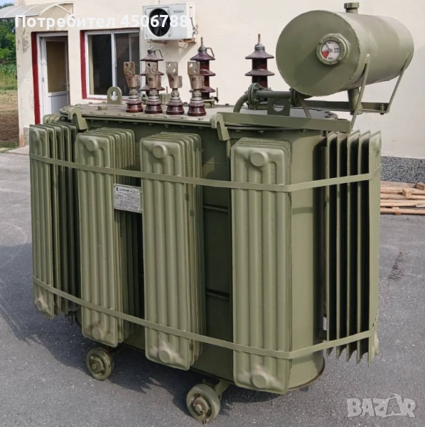 трифазен силов маслен трансформатор тип ТМ 630/20 AI 630 kVA, снимка 1