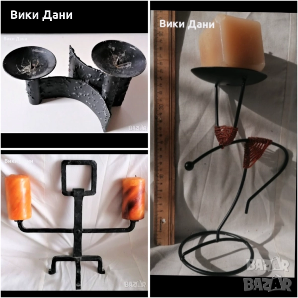 ковани свещници Германия , снимка 1