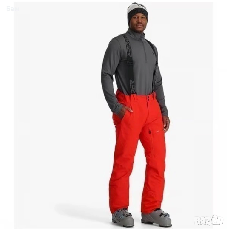 Оригинален мъжки гащеризон за зимни спортове Spyder размер ХЛ/20 к воден стълб, снимка 1