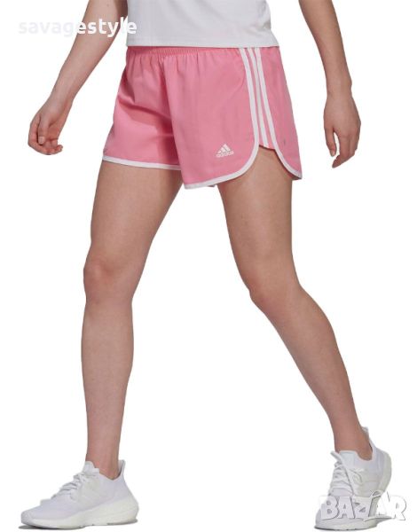 Дамски къси панталони ADIDAS Marathon 20 Shorts Pink/White, снимка 1