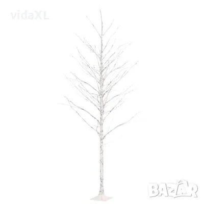 vidaXL LED дърво бяла бреза топло бяло 240 светодиода 300 см(SKU:345146), снимка 1