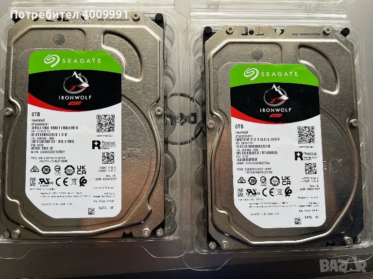 Твърд диск 6TB Seagate Iron Wolf - ST6000VN001, снимка 1