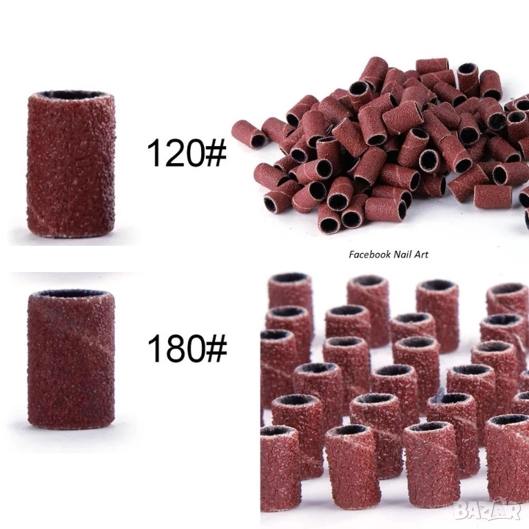 100 броя Шлайф цилиндър за електрическа пила, снимка 1