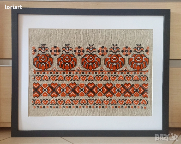 Бродерия в рамка, снимка 1