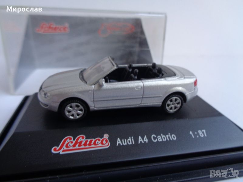 SCHUCO 1:87 H0 AUDI A4 ИГРАЧКА КОЛИЧКА МОДЕЛ , снимка 1