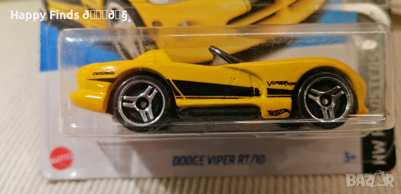 💕🧸Hot Wheels DODGE VIPER RT/10 HW ROADSTERS, снимка 1