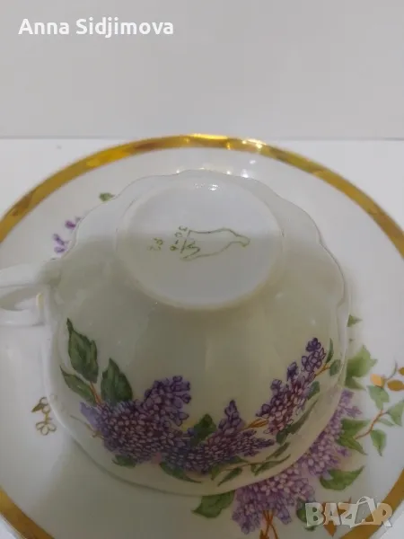 Руски порцелан Дулево двоен сет , снимка 1