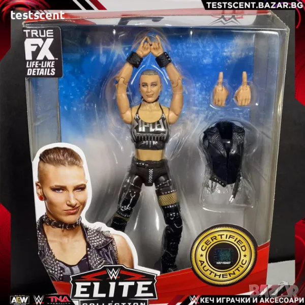 Екшън фигура WWE Rhea Ripley Риа Рипли Elite Series figure играчка Judgment Day, снимка 1