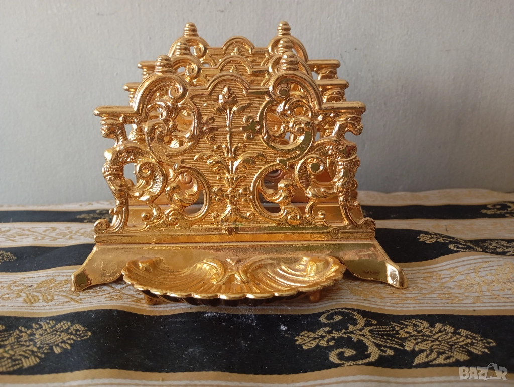 Винтидж салфетник,поставка за писма, снимка 1