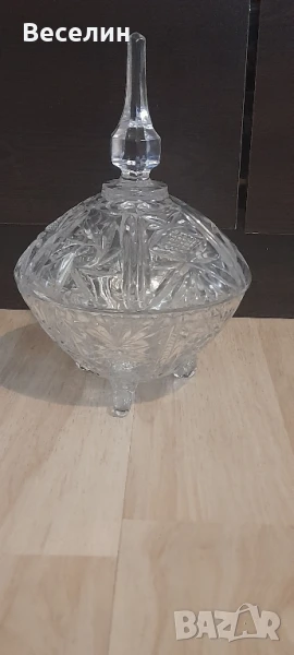 Кристална бомбониера Чехословакия Намаление , снимка 1