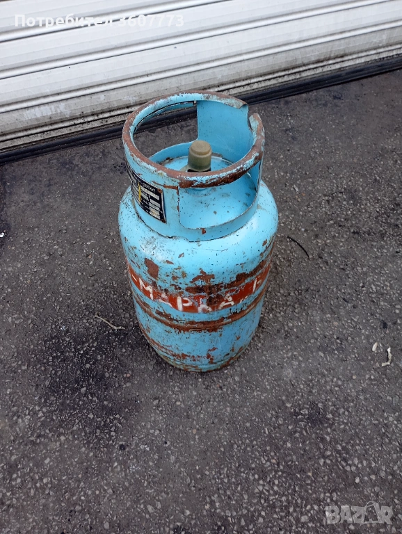 Бутилка за газ пропан бутан 27л , 10 кг, снимка 1