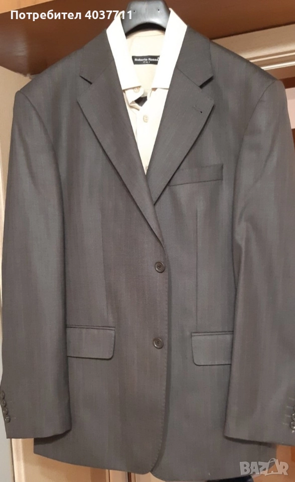 Мъжки костюм Ermino Zangari и риза, снимка 1