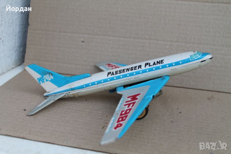 Детска метална играчка самолет, снимка 1