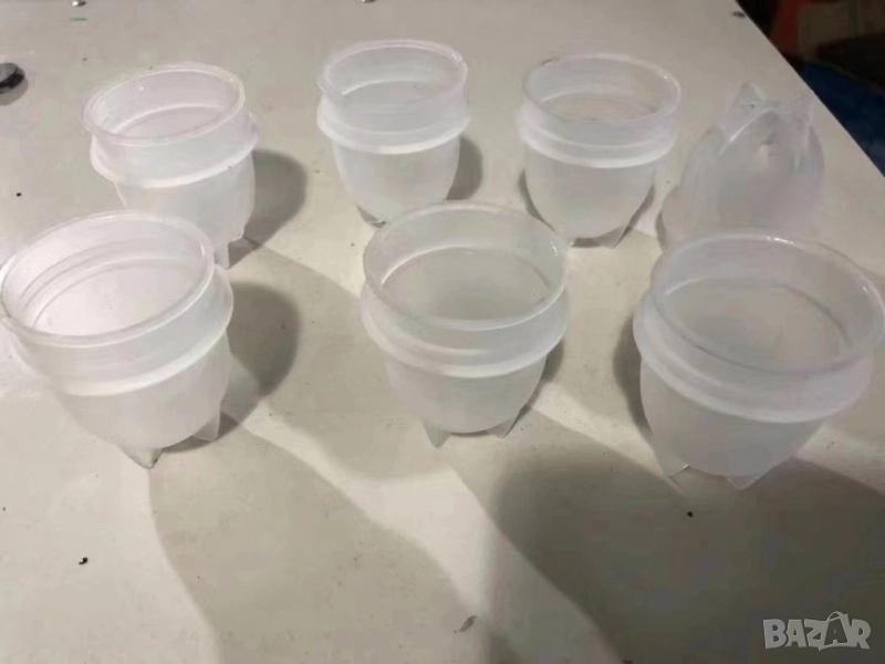 Силиконови формички за варене на яйца без черупка  , снимка 1