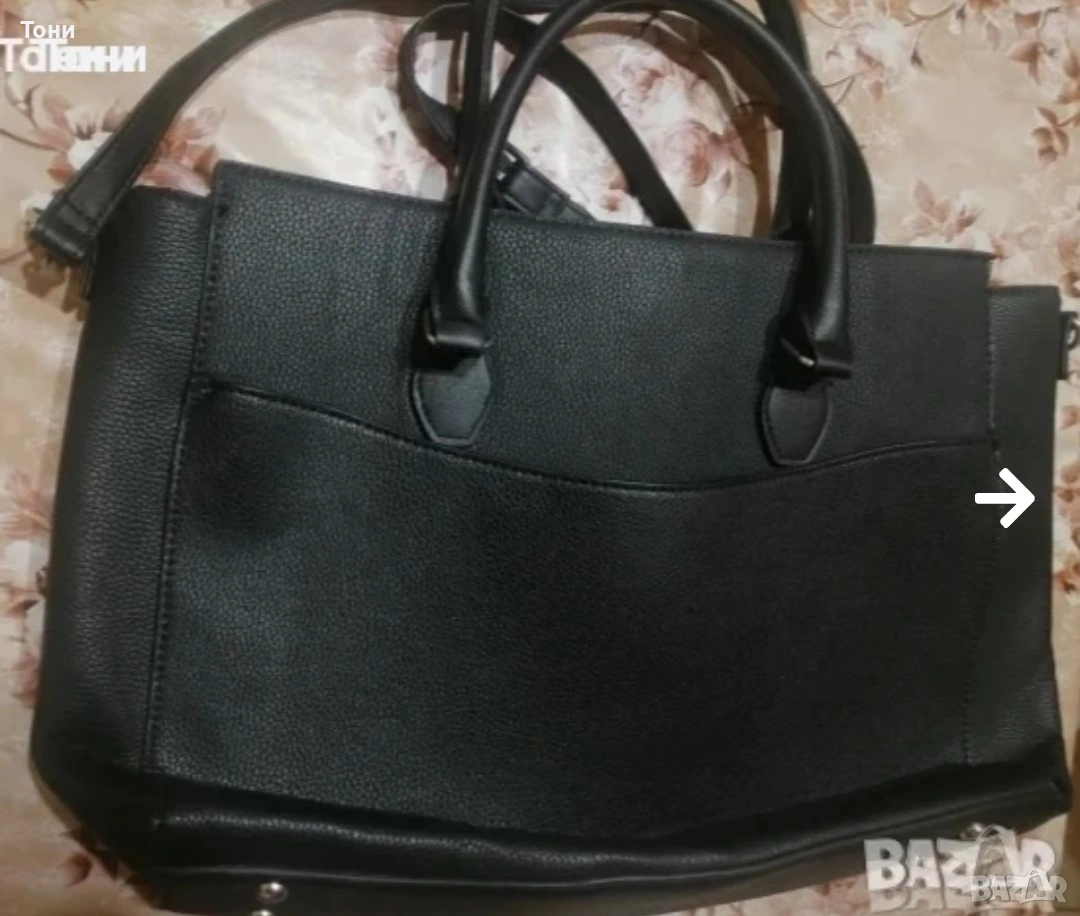 PRIMARK Оригинал Нова Дамска Голяма Чанта Изцяло от Естествена Кожа , снимка 1