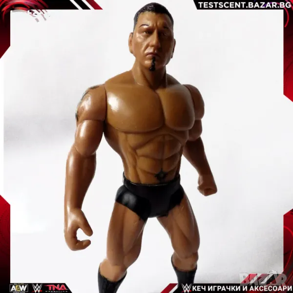 Екшън фигура WWE Батиста Batista Dave Bautista Jakks 2005 15cm figure играчка, снимка 1