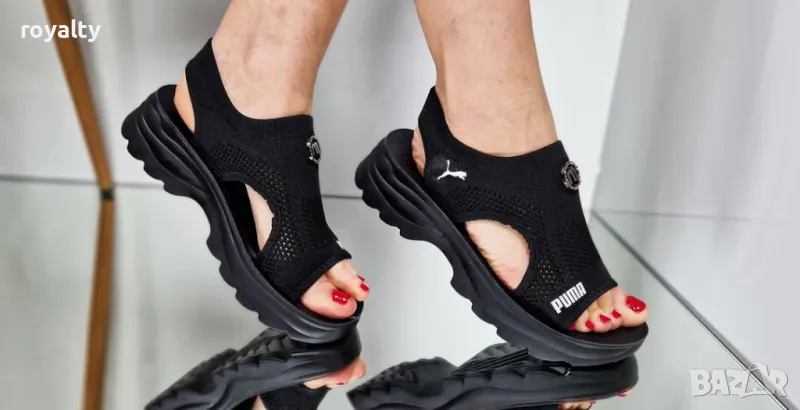 Puma черни дамски сандали , снимка 1
