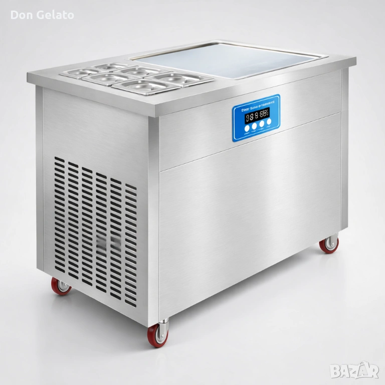 Професионална сладолед машина за Тайландски сладолед MK - PF1R - 6C, снимка 1