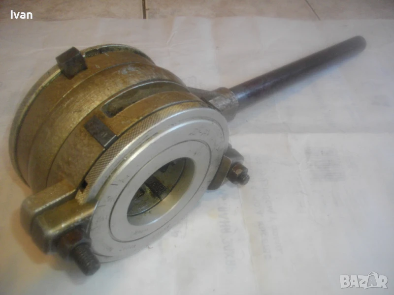 JOPAL 2 ЧЕХОСЛОВАШКА ВИНТОНАРЕЗКА С ПОСТАВЕНИ РЕЗБОНАРЕЗНИ НОЖОВЕ РАЗМЕР 1/2"-3/4" ЗА РЕЗБИ НА ТРЪБИ, снимка 1