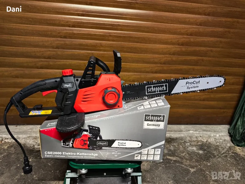 Електрическа резачка за дърва Scheppach , снимка 1
