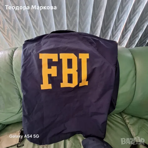 Мъжко яке със аксесоари FBI, снимка 1