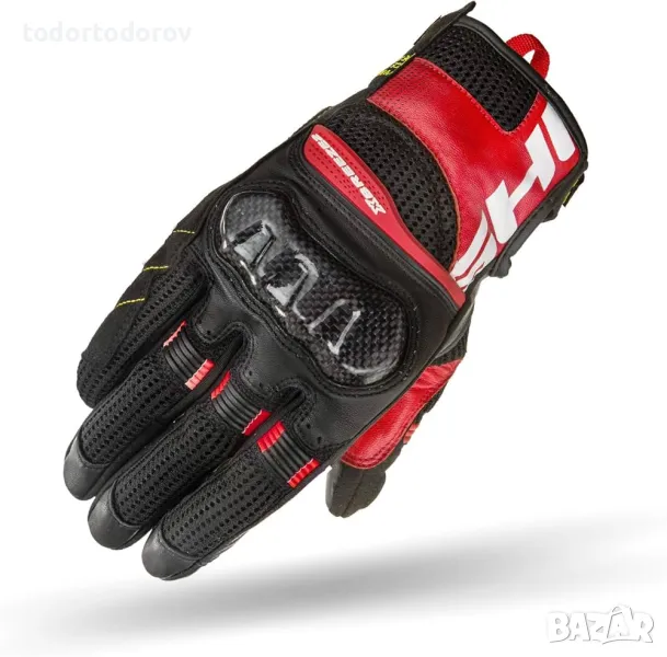 Мото ръкавици SHIMA X-BREEZE RED,карбонови протектори NEW 2025, снимка 1