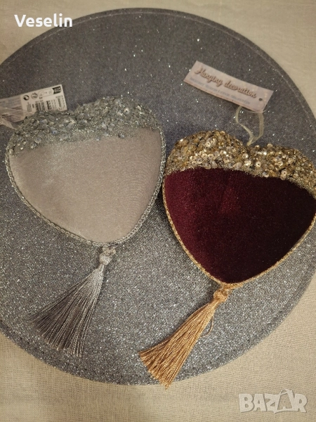 Декорация плюшено сърце , снимка 1