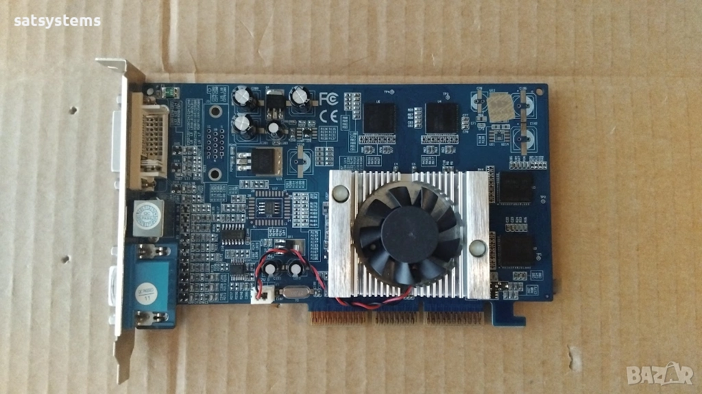 Видео карта NVidia GeForce 4 Manli MX440-8X 64MB DDR 128bit AGP, снимка 1