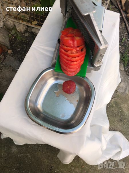 домато резачка ръчна - за рязане на домати на шайби, снимка 1