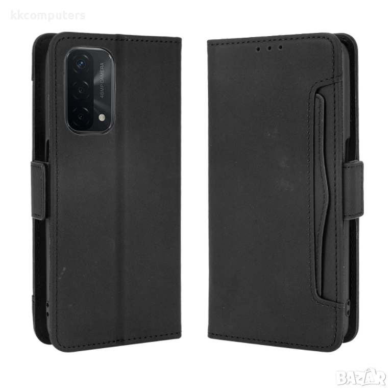 OPPO A54 5G / A74 5G / A93 5G Wallet Калъф и Протектор, снимка 1
