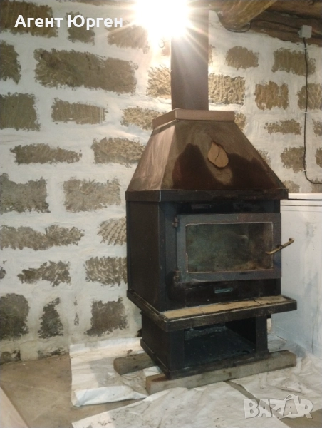 Голяма камина-печка за дърва , снимка 1