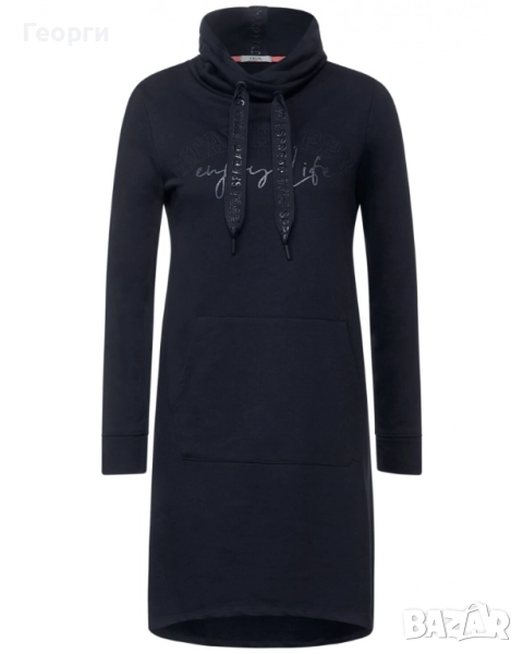 Спортна рокля тип суитшърт с висока яка, р-р S-M, снимка 1