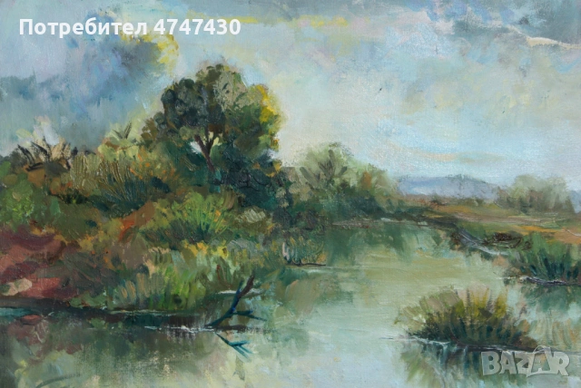 Мария Райчева картина маслени бои пейзаж, снимка 8 - Картини - 53647450