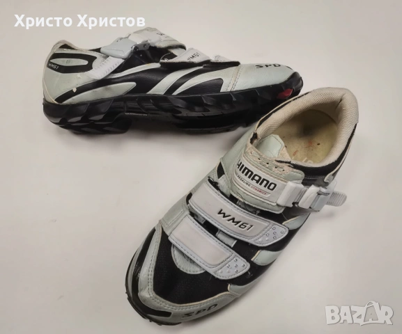 Обувки за колоездене/ шпайкове SHIMANO Размер 39 / Стелка 24.5 см. , снимка 2 - Велосипеди - 53209229