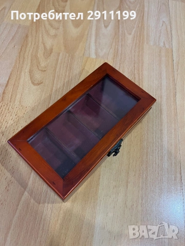 Дървена кутия за часовници, снимка 4 - Други - 53848240