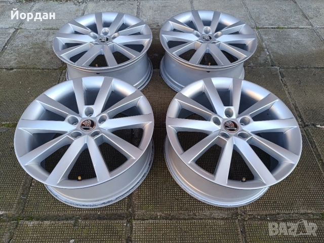  ОРИГИНАЛНИ джанти 18 ' цола 5x112 57,1 Шкода Октавия / Skoda Octavia ET51, снимка 4 - Гуми и джанти - 53025333