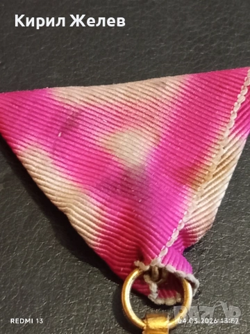 Юбилеен военен кръст 1908г. Австрия издаден от Император Франц Йосиф първи за КОЛЕКЦИЯ 54087, снимка 4 - Антикварни и старинни предмети - 53706668