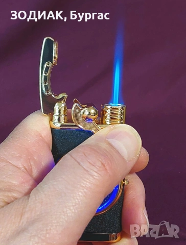 НОВА Газова Запалка с Часовник, снимка 4 - Запалки - 40049147